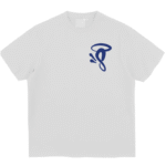 S Camiseta Logo Impreso Blanco Azul
