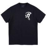 S Camiseta Logo Impreso Blanco Negro